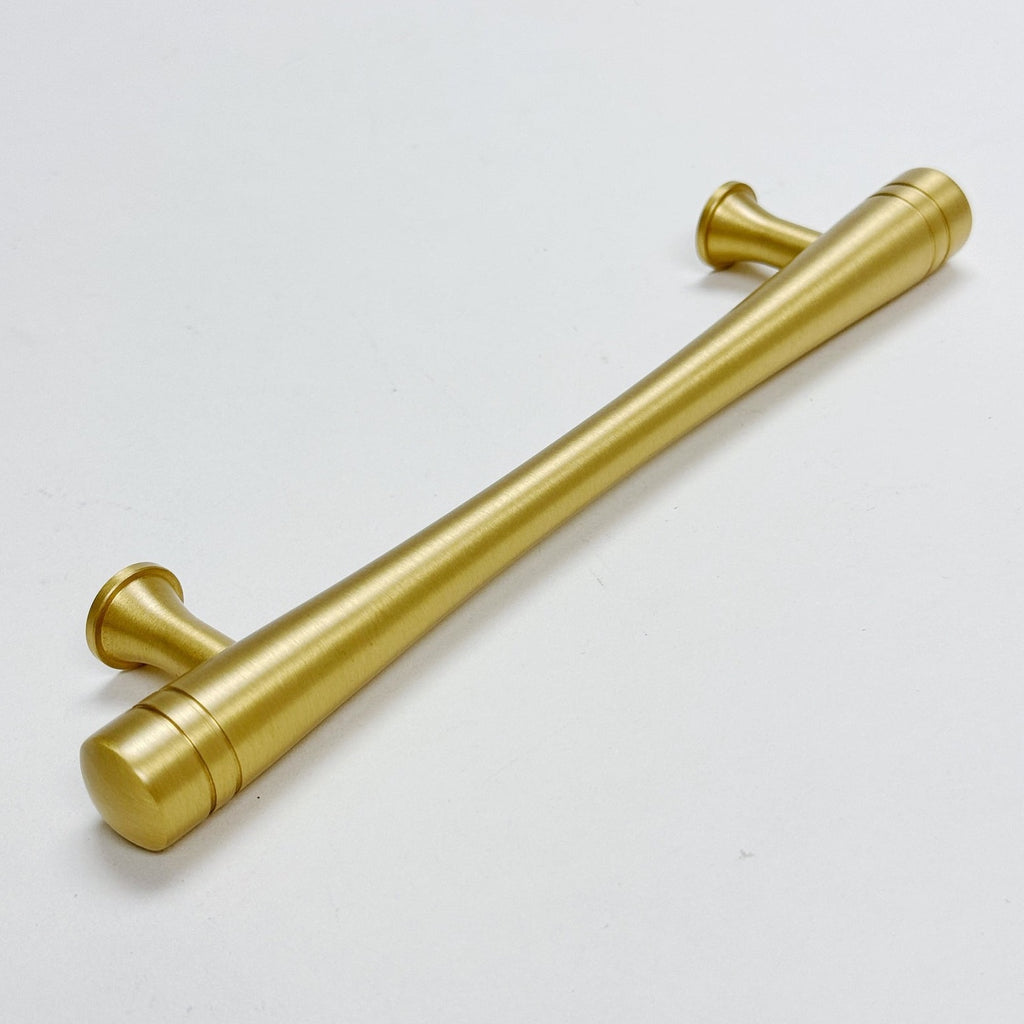 Satin Brass "Julien" Cabinet Knob and Drawer Pulls - Forge Hardware Studio