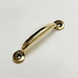Unlacquered Brass "Everly" Screen Door and Drawer Pulls - Forge Hardware Studio