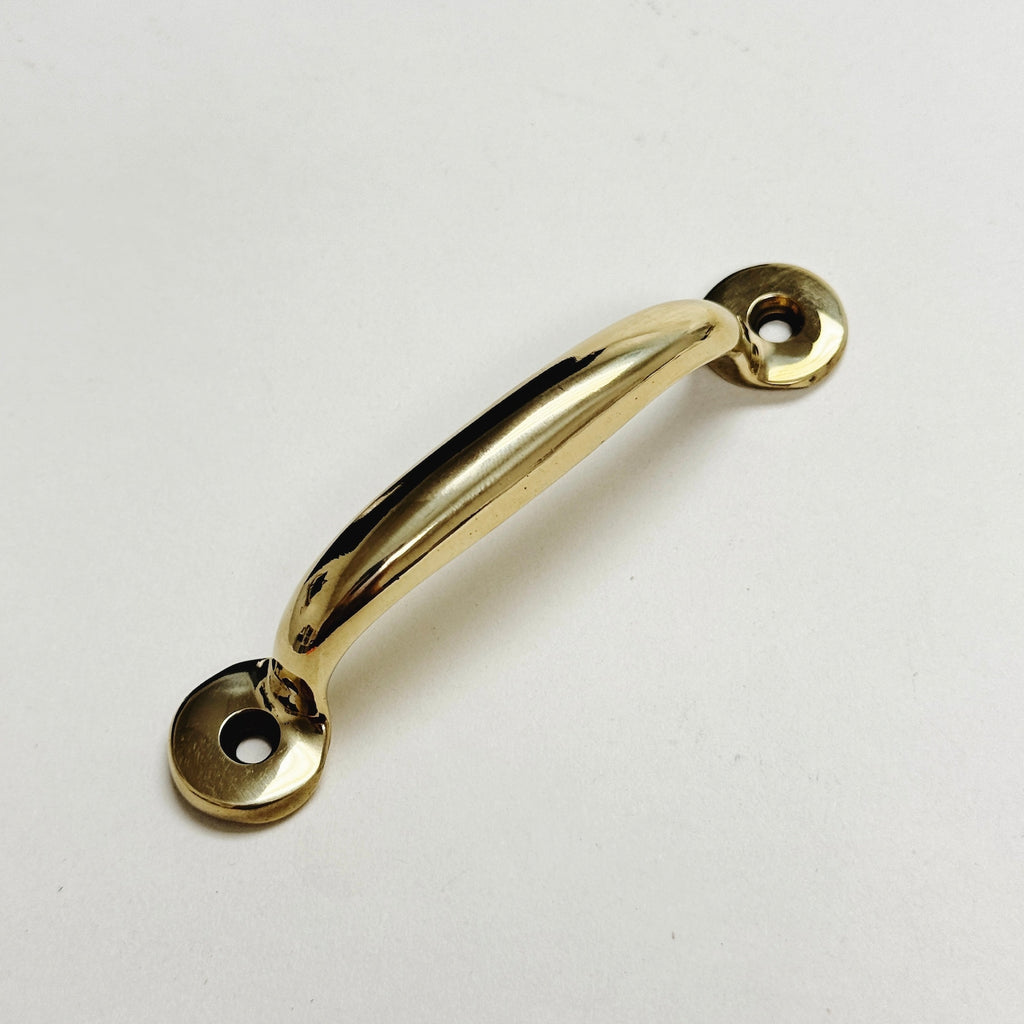 Unlacquered Brass "Everly" Screen Door and Drawer Pulls - Forge Hardware Studio