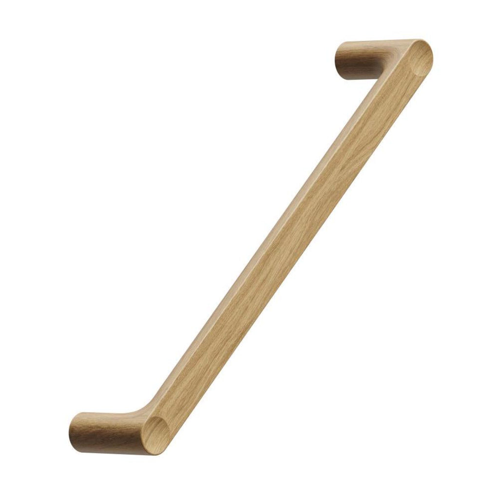 Lacquered Oak Wood "Punto" Cabinet Knob and Drawer Pulls - Forge Hardware Studio