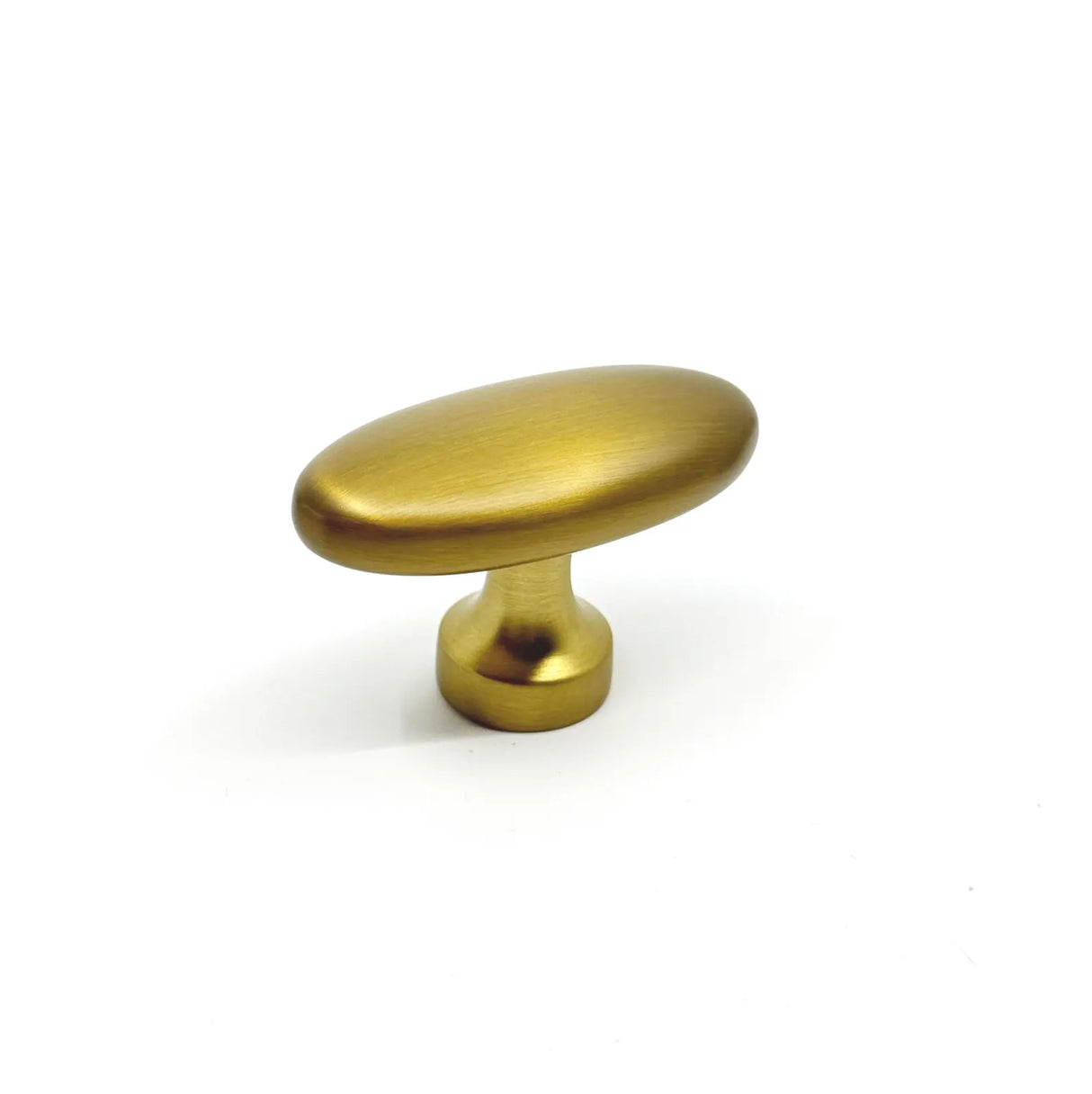 Dark Brushed Gold "Baron" Cup Pull and Knobs - Euro • Knobs