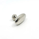 Polished Nickel "Baron" Cup Pull and Knobs - Euro • Knobs