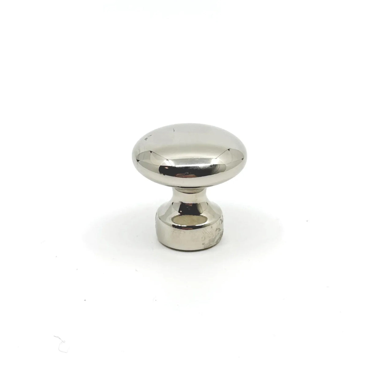 Polished Nickel "Baron" Cup Pull and Knobs - Euro • Knobs