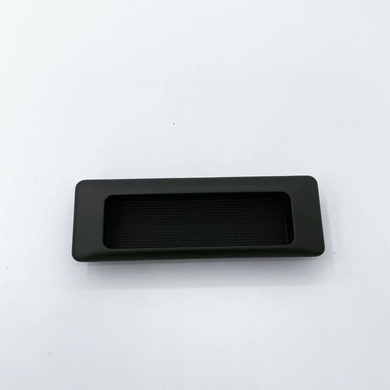 Recessed Matte Black Drawer Pulls
