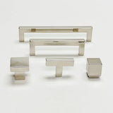 Polished Nickel "Glam" Cabinet Knobs and Drawer Pulls