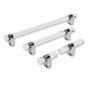 Lucite "June" Polished Chrome Drawer Pulls and Knobs - Forge Hardware Studio