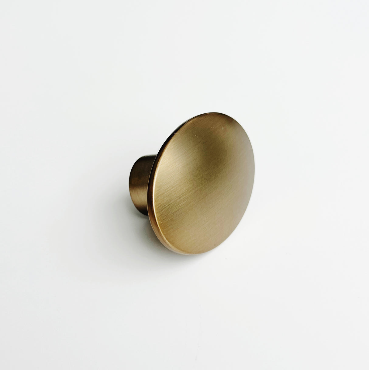 Brushed Bronze "Dome" Oval Cabinet Knob
