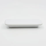 Glossy White "Tabula" Cabinet Knob and Drawer Pull - Euro • Knobs