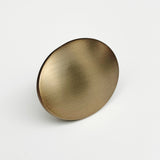 Brushed Bronze "Dome" Oval Cabinet Knob