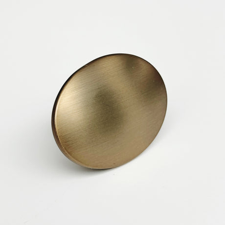Brushed Bronze "Dome" Oval Cabinet Knob