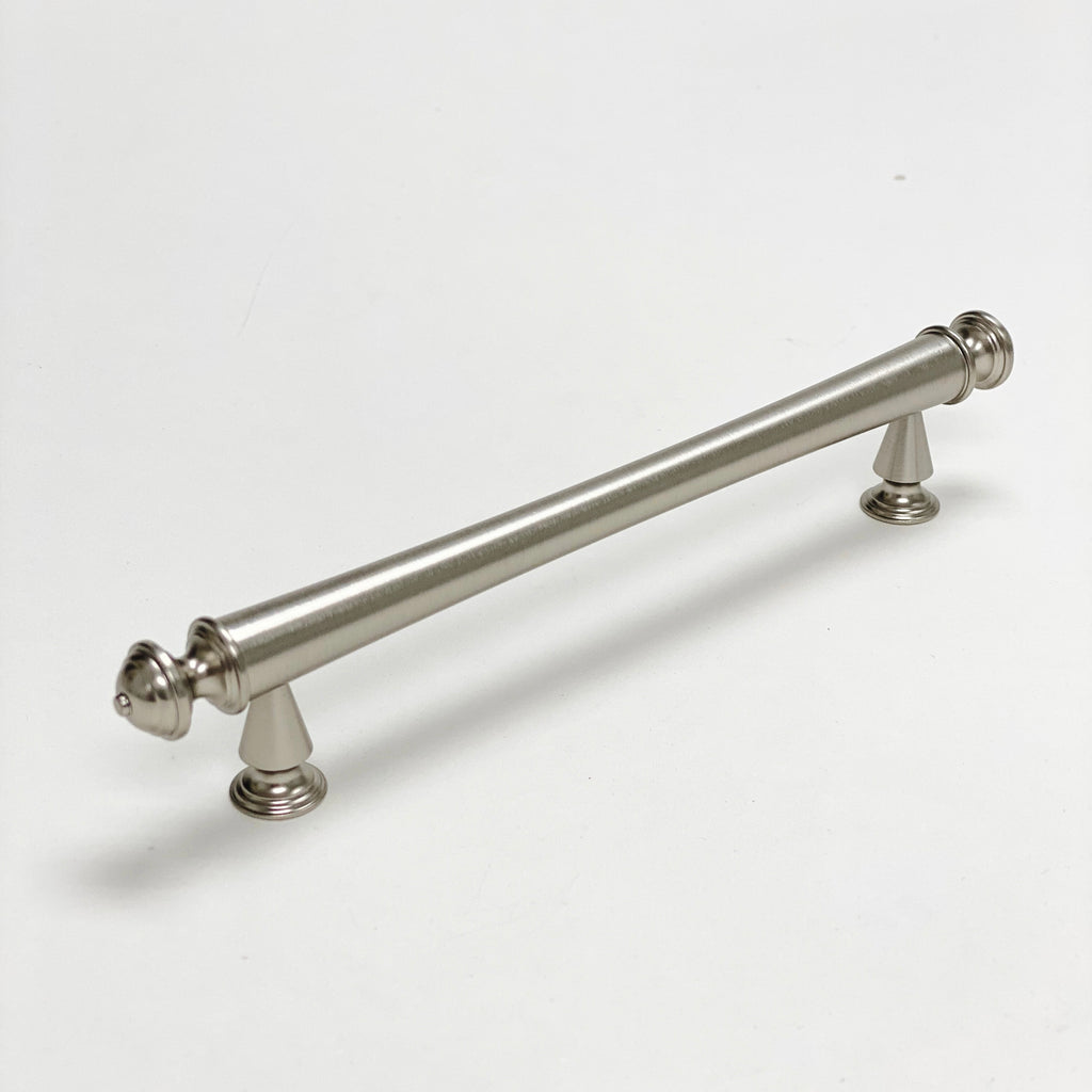 Brushed Nickel "Emmeline" Cabinet Knobs and Drawer Pulls - Forge Hardware Studio