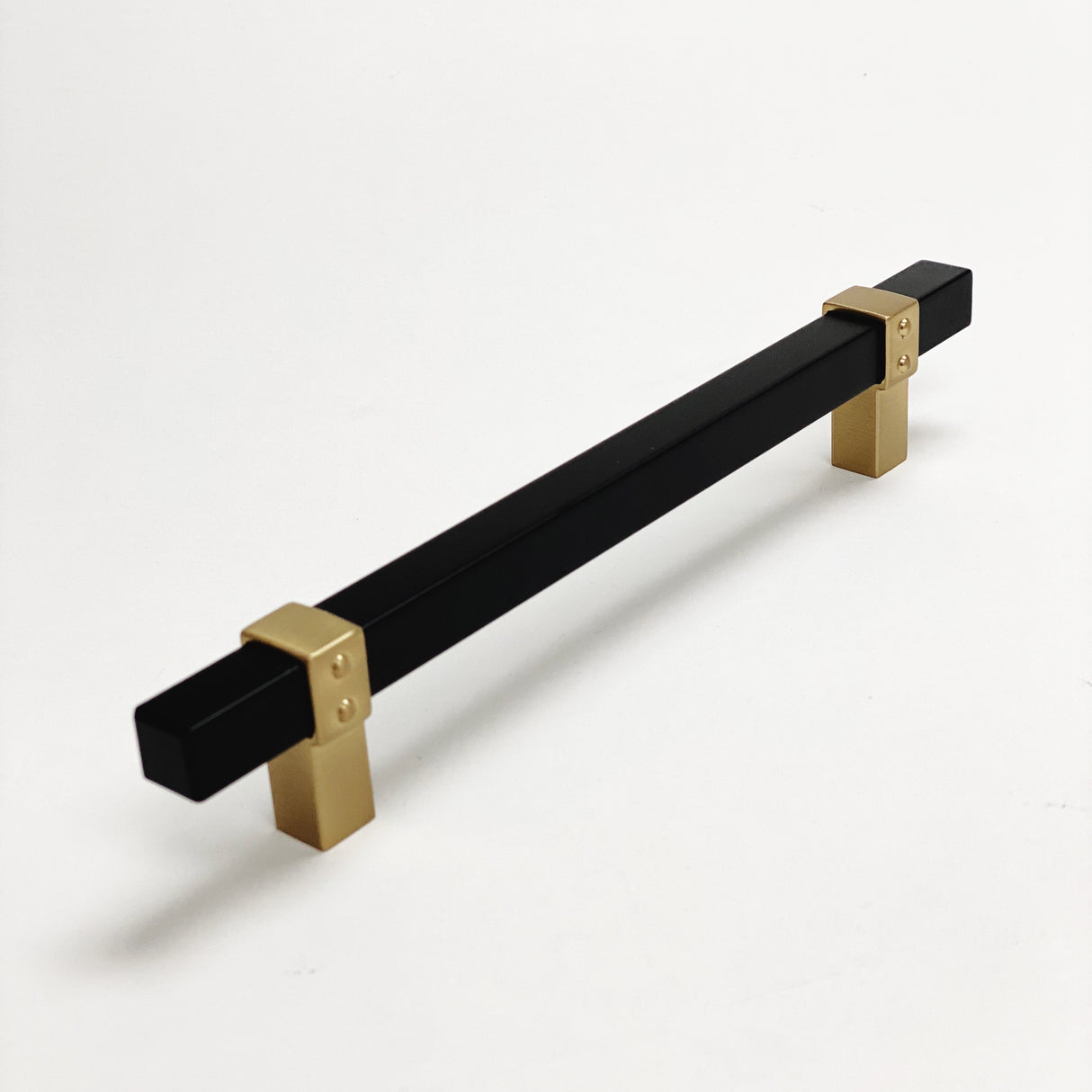 Champagne Bronze and Matte Black "Rio" Dual-Finish Cabinet Knob and Drawer Pulls - Forge Hardware Studio