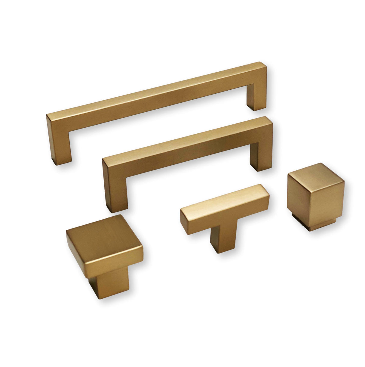 Champagne Bronze "Glam" Cabinet Knobs and Drawer Pulls