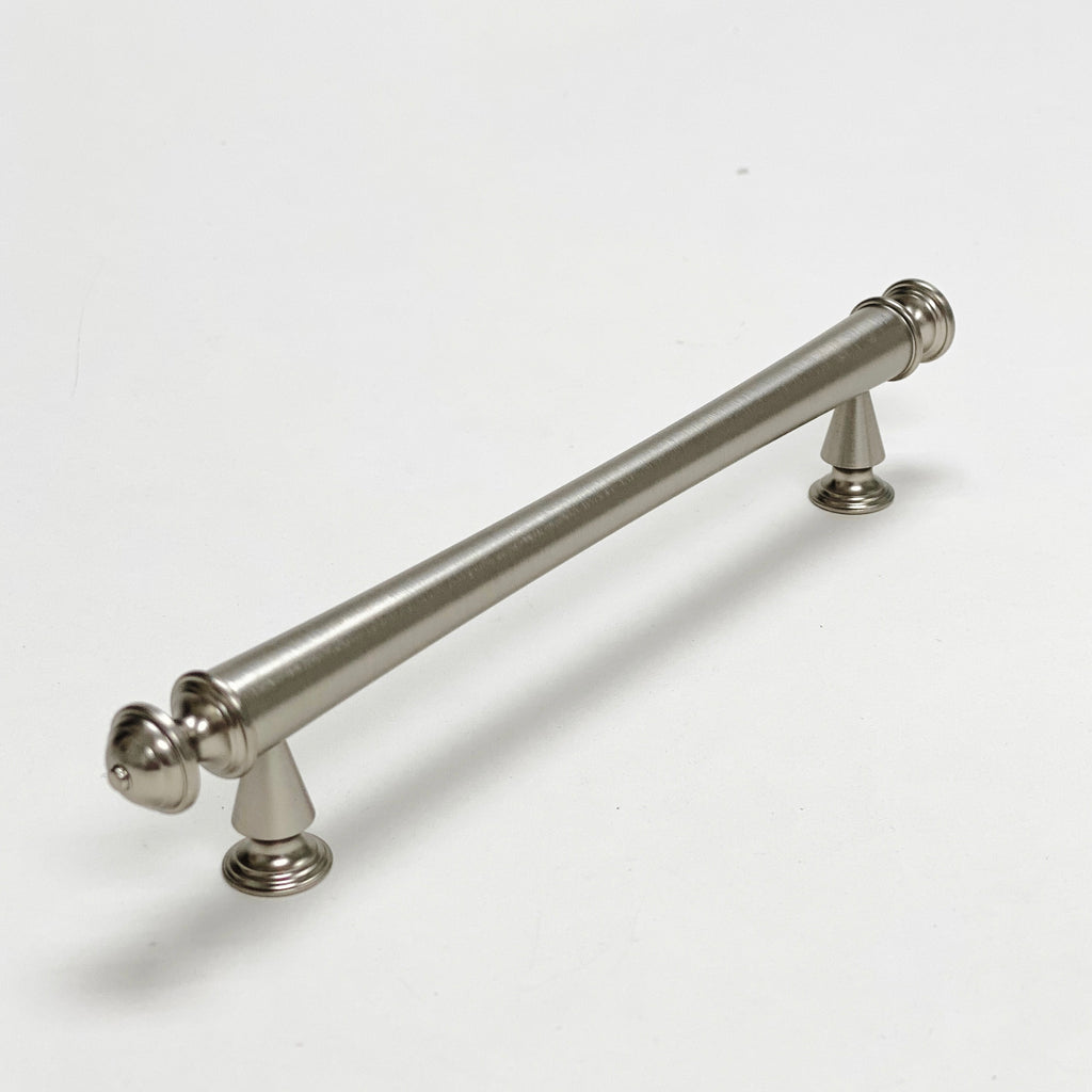 Brushed Nickel "Emmeline" Cabinet Knobs and Drawer Pulls - Forge Hardware Studio