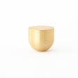 Unlacquered Brushed Brass "Little Cup" Cabinet Knob - Forge Hardware Studio