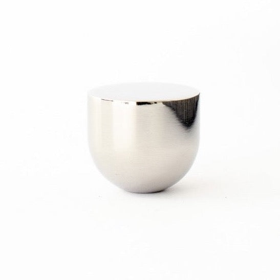 Polished Nickel "Little Cup" Cabinet Knob - Forge Hardware Studio