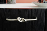 Brushed Nickel "Knot" 5 in. Drawer Pull