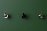 Matte Black "Knot" Cabinet Knob and Wall Hook