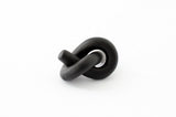 Matte Black "Knot" Cabinet Knob and Wall Hook