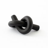 Matte Black "Knot" Cabinet Knob and Wall Hook