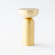 Unlacquered Brushed Brass "Pedestal Bowl" Round Wall Hook - Forge Hardware Studio
