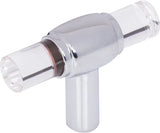 Lucite Polished Chrome "Nash" Drawer Pulls and Cabinet Knobs