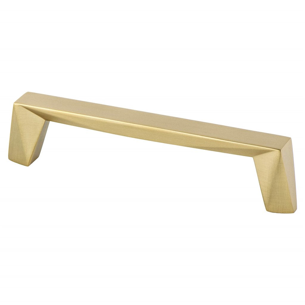 Satin Brass "Wade" Drawer Knob and Drawer Pulls - Forge Hardware Studio