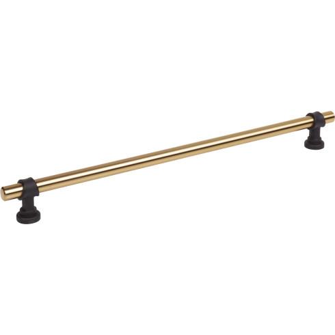 Champagne Bronze and Matte Black “Martin" Drawer Pulls and Cabinet Knob - Forge Hardware Studio