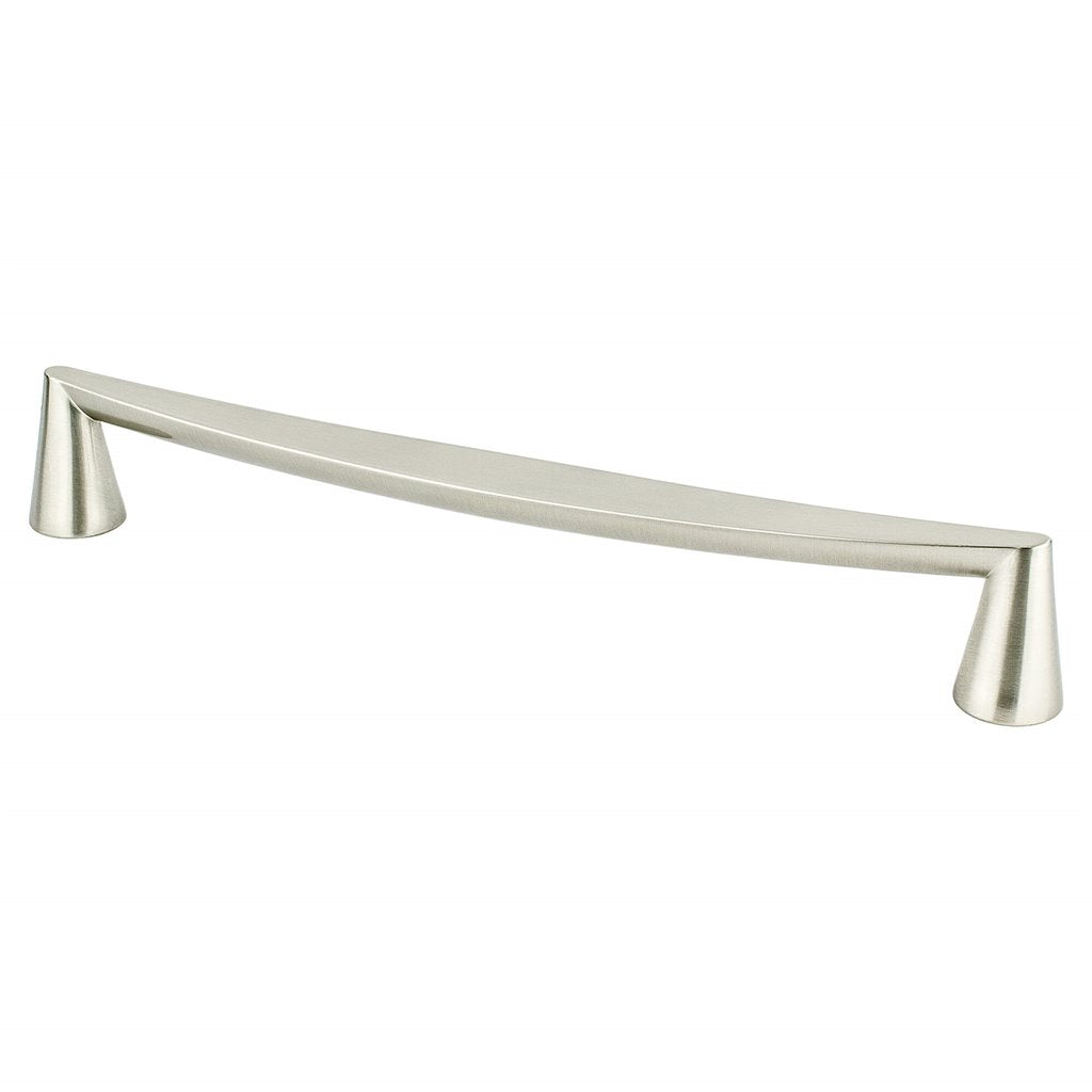 Satin Nickel "Core" Drawer Pulls and Knob - Brass Cabinet Hardware 