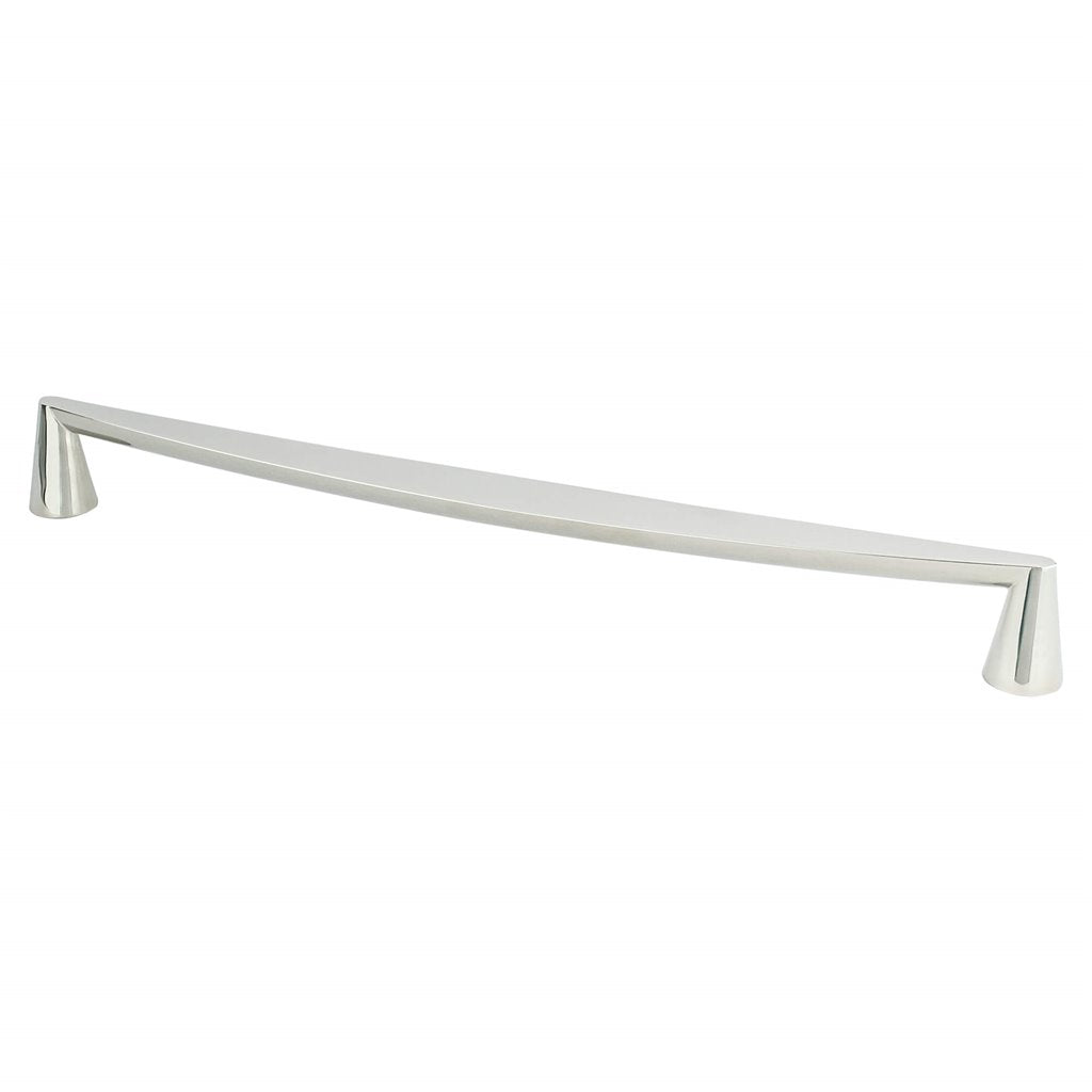 Polished Nickel "Core" Drawer Pulls and Knob - Brass Cabinet Hardware 