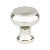 Designers Group Ramona 1-1/4" Polished Nickel Round Cabinet Knob - Brass Cabinet Hardware 