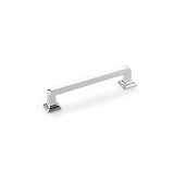 Menlo Park Chrome Cabinet Drawer Pulls - Kitchen Drawer Handles - Brass Cabinet Hardware 