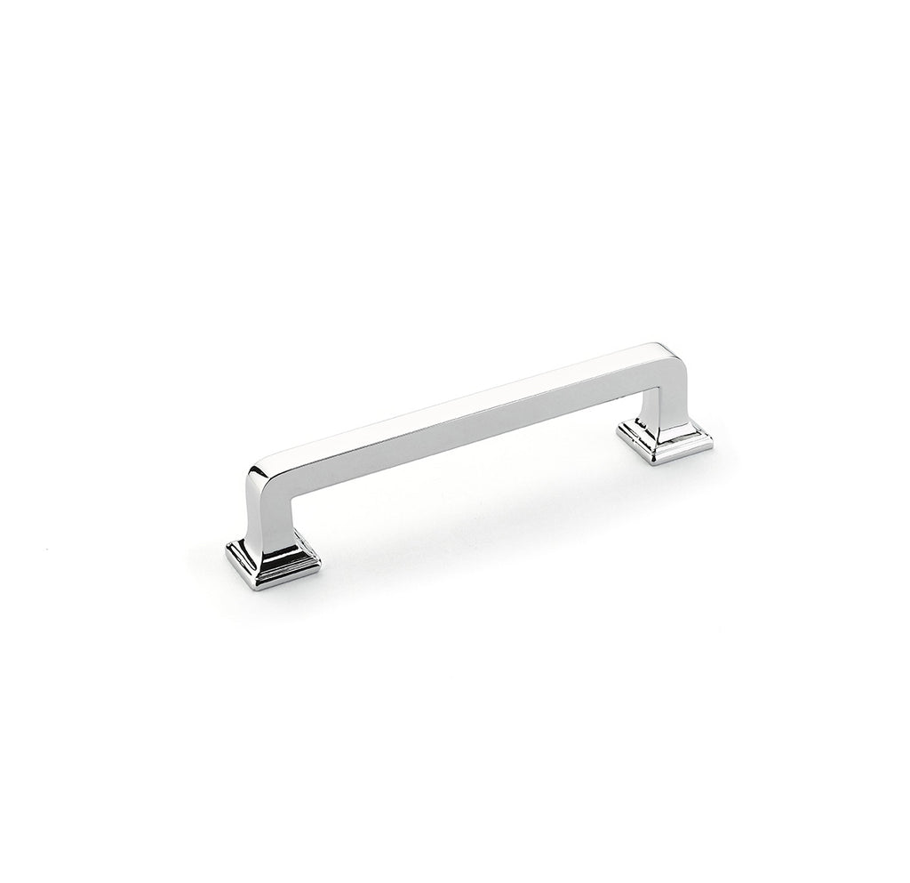 Menlo Park Chrome Cabinet Drawer Pulls - Kitchen Drawer Handles - Brass Cabinet Hardware 