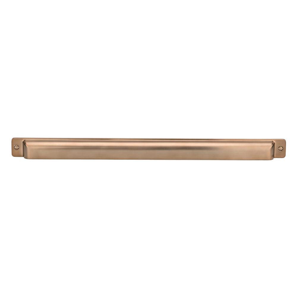 Square Cup Drawer Pulls in Champagne Bronze-Cabinet Handles - Brass Cabinet Hardware 