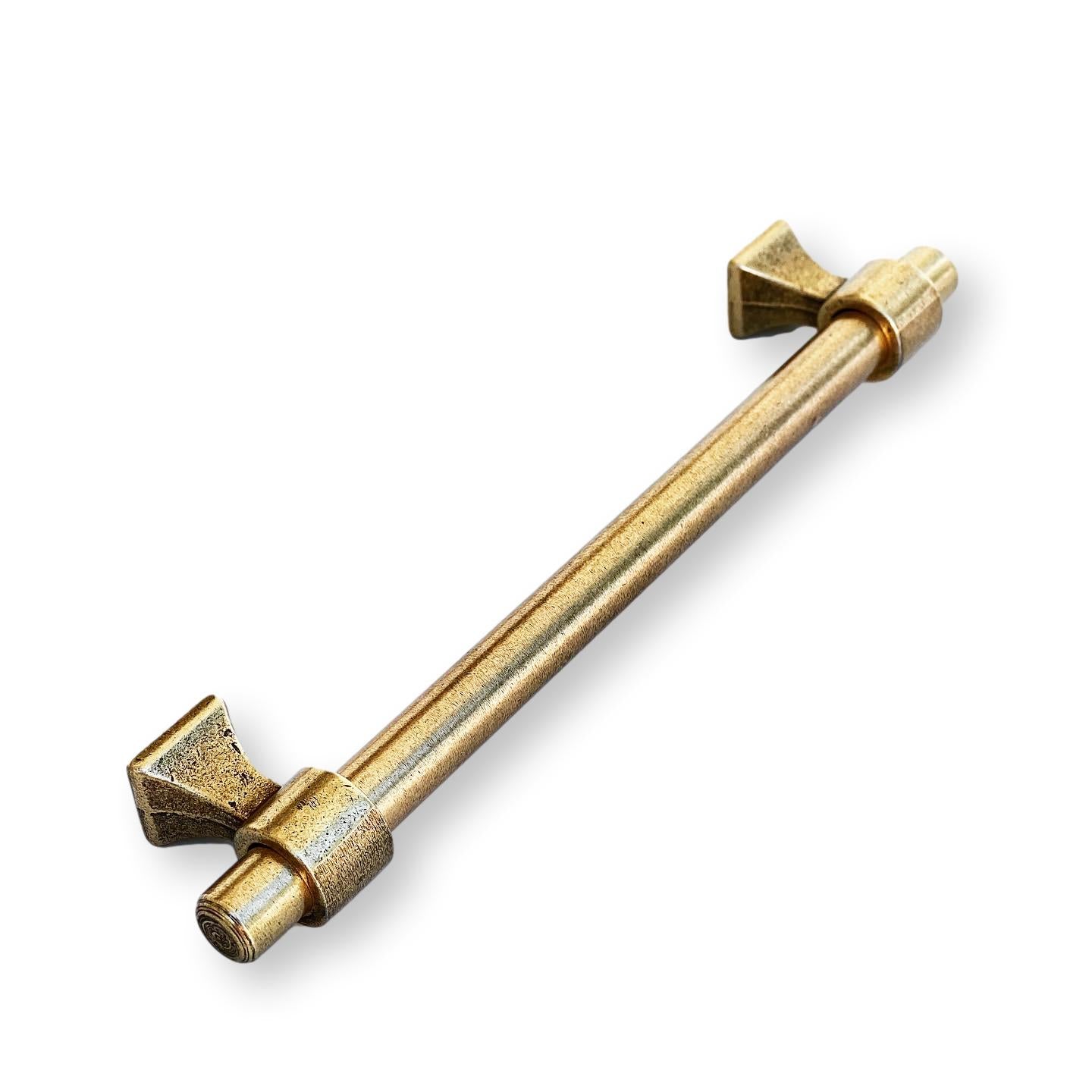 Brass Solid Texture No.2 Knurled Drawer Pulls and Knobs in Satin Bra –  Forge Hardware Studio