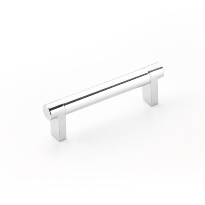 Smooth "Converse No.2" Polished Chrome Cabinet Knobs and Drawer Pulls - Forge Hardware Studio