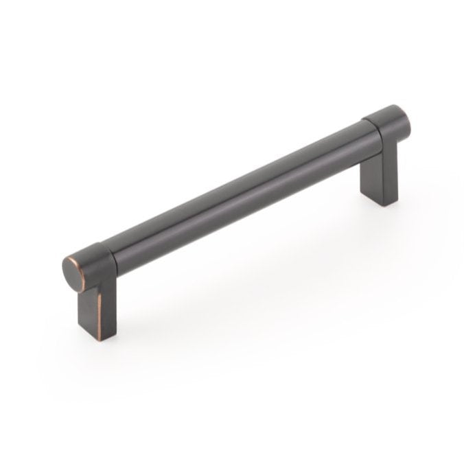 Smooth "Converse No.2" Oil Rubbed Bronze Cabinet Knobs and Drawer Pulls - Forge Hardware Studio