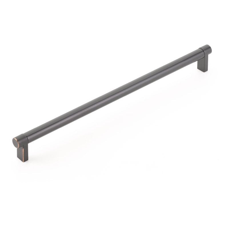 Smooth "Converse No.2" Oil Rubbed Bronze Cabinet Knobs and Drawer Pulls - Forge Hardware Studio