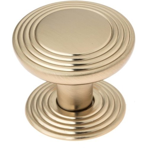 Rail Champagne Bronze Round Rail Knob - Brass Cabinet Hardware 