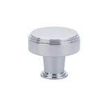 Polished Chrome "Deco" Cabinet Knobs and Drawer Pulls - Forge Hardware Studio