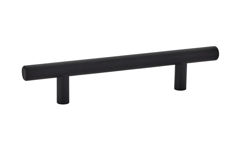 T-Bar "European" Matte Black Cabinet Knobs and Pulls - Forge Hardware Studio