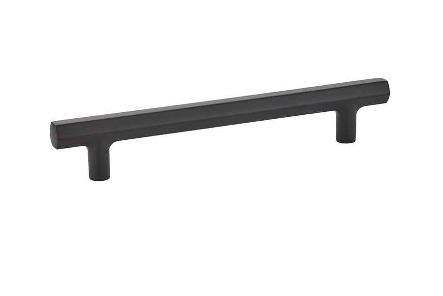 Geometric Matte Black "Geo" Cabinet Knobs and Drawer Pulls - Forge Hardware Studio