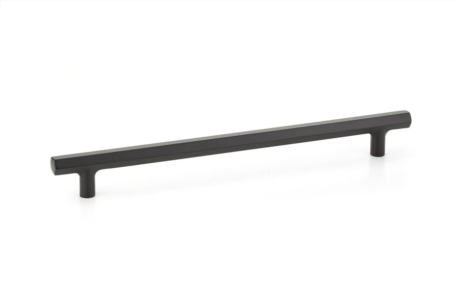 Geometric Matte Black "Geo" Cabinet Knobs and Drawer Pulls - Forge Hardware Studio