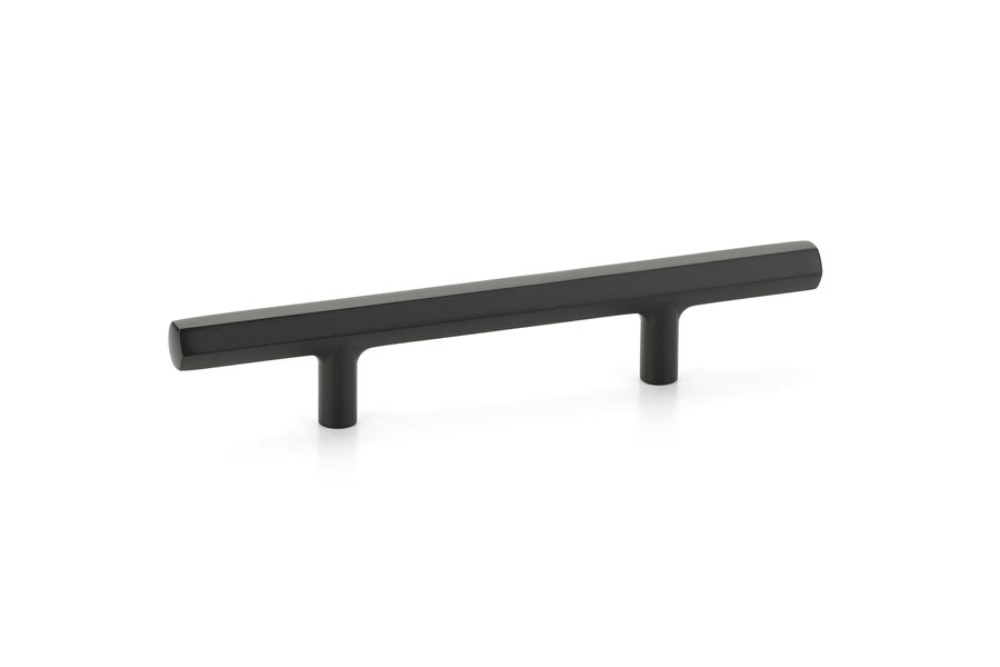 Geometric Matte Black "Geo" Cabinet Knobs and Drawer Pulls - Forge Hardware Studio