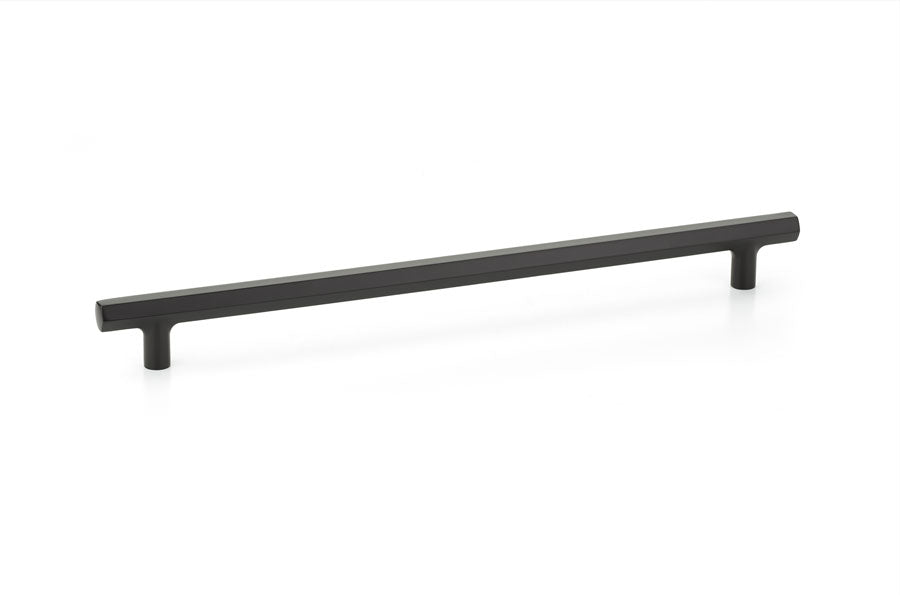 Geometric Matte Black "Geo" Cabinet Knobs and Drawer Pulls - Forge Hardware Studio