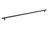 T-Bar "European" Matte Black Cabinet Knobs and Pulls - Forge Hardware Studio