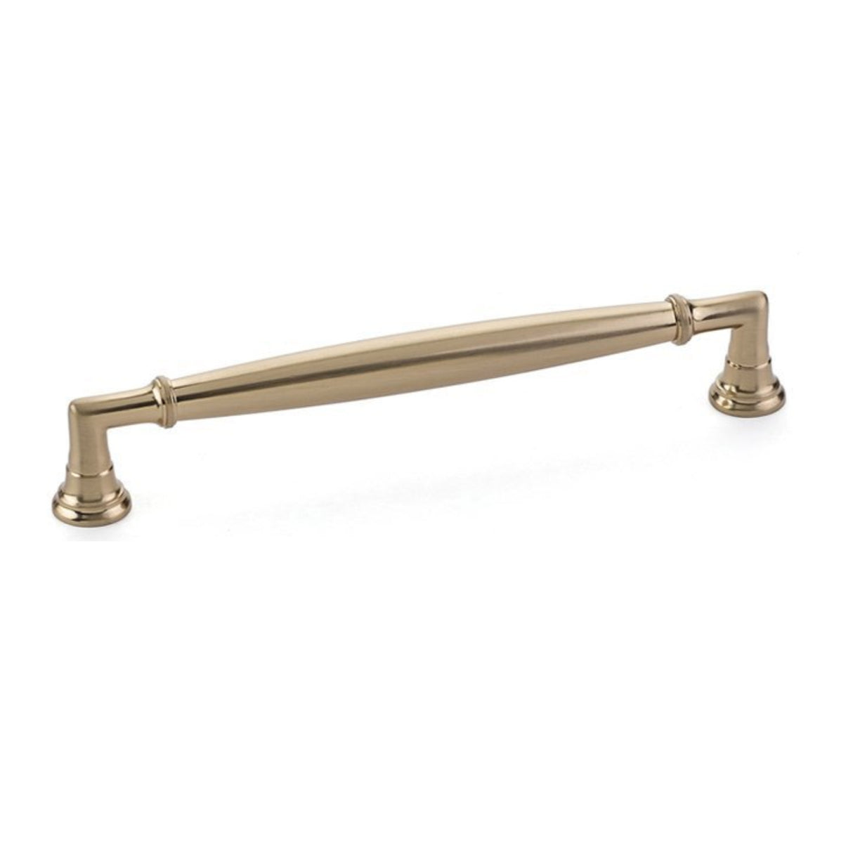 Satin Brass "Elite" Cabinet Knobs and Drawer Pulls - Forge Hardware Studio