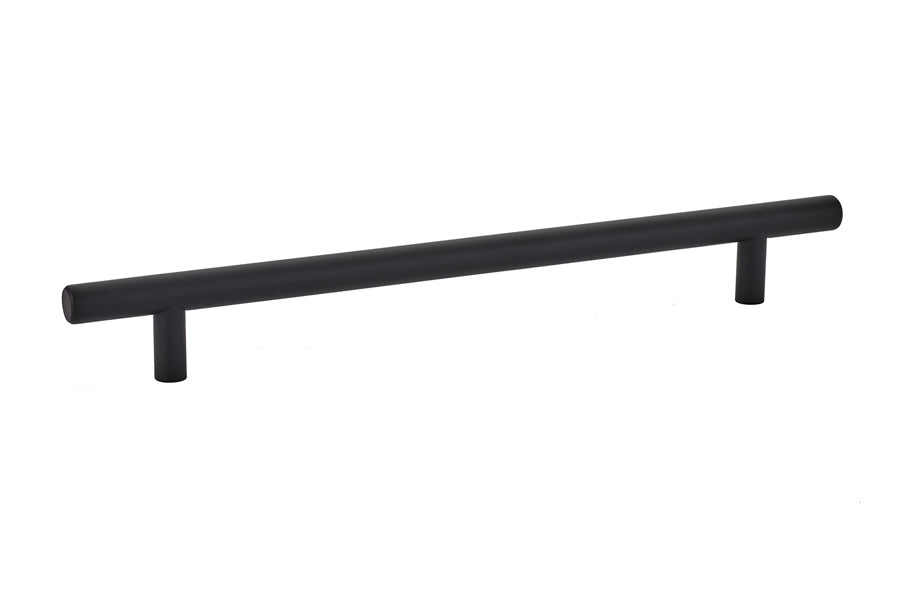 T-Bar "European" Matte Black Cabinet Knobs and Pulls - Forge Hardware Studio