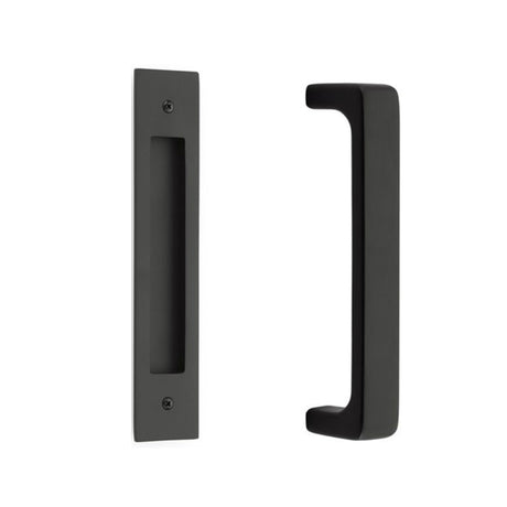Door Flush Pull and Handle Front and Back Hardware for Interior Doors - Brass Cabinet Hardware 