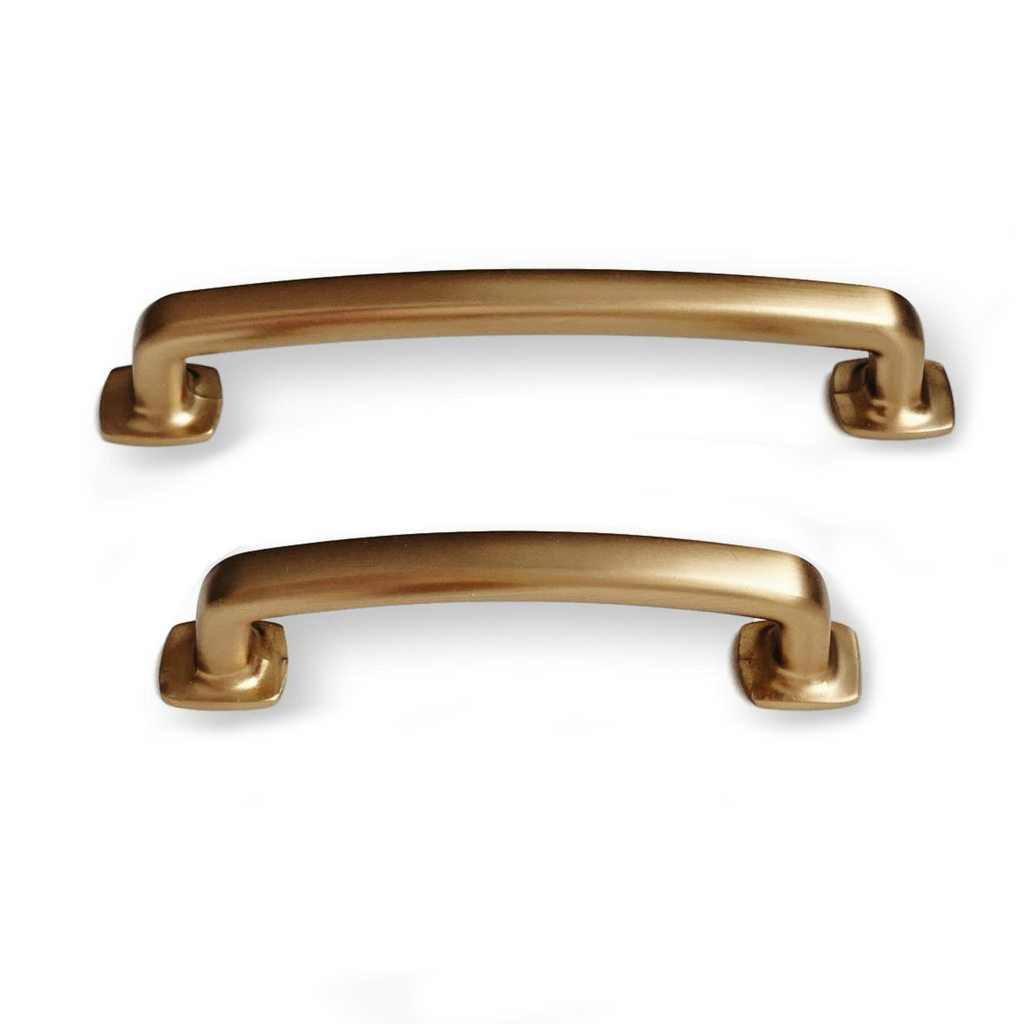 Champagne Bronze "Foundry" Drawer Pulls - Cabinet Hardware - Forge Hardware Studio